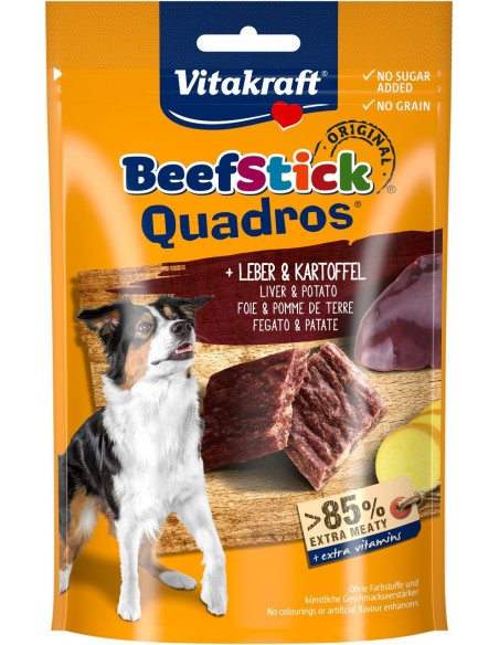 Vitakraft Snack Cane Beef stick Quadros con Fegato gr.70- Snack per cani