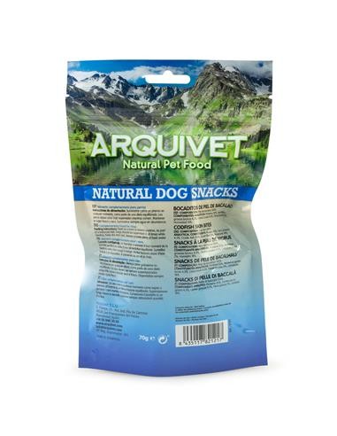 Arquivet Snack Di Pelle di Baccala' gr 70. Snack Per Cani