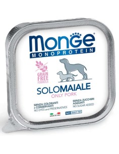 Monge Monoproteico Solo Maiale gr 150. Cibo Umido Per Cani 2
