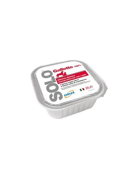 Drn Solo Galletto Gr.300 Cibo Umido per Cani