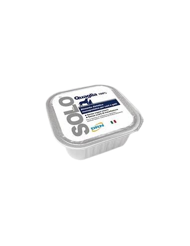 Drn Solo Quaglia Gr.100 Cibo Umido per Cani