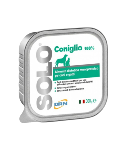 Drn Solo Coniglio Gr.300 Cibo Umido per Cani