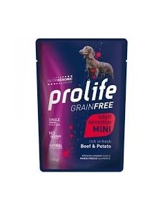 PROLIFE BUSTA GRAIN FREE ADULT SENSITIVE MINI MANZO E PATATE GR.100 2