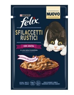 FELIX BUSTA SFILACCETTI RUSTICI CON ANATRA GR.80 2