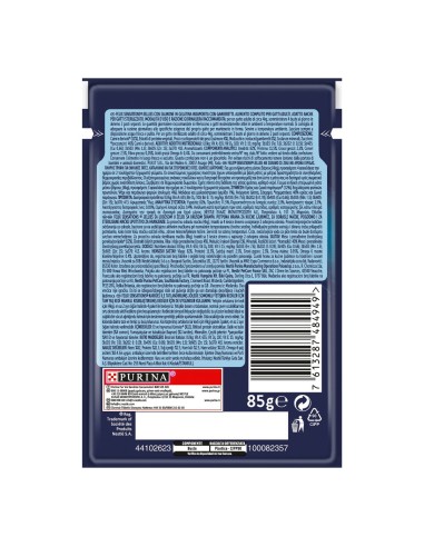 Felix Sensation Jellies con Salmone in Gelatina Con Gamberetti gr.85. Cibo umido per gatti