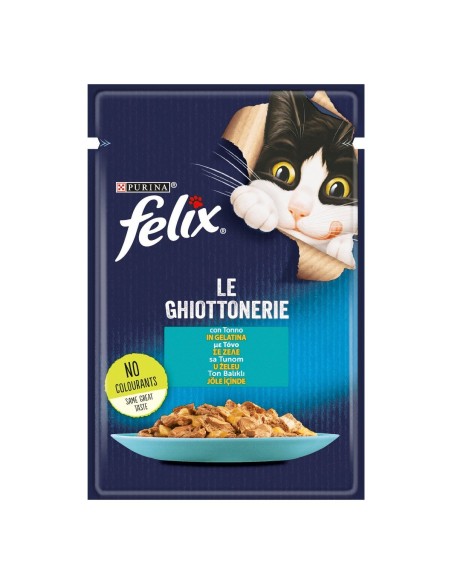 Felix Busta le Ghiottonerie con Tonno in gelatina gr85. Cibo Umido gatti