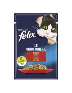 Felix Busta Le Ghiottonerie Manzo In Gelatina Gr 100. Mangime Umido Per Gatti 2