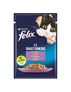Felix Busta le Ghiottonerie con Agnello in gel. gr.85. Cibo Umido per gatti 2