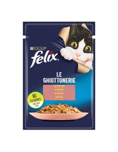 Felix Busta le Ghiottonerie con Salmone in gelatina gr85. Cibo Umido Per Gatti
