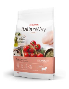 Italian Way Junior med/max kg.3 . Cibo Secco Per Cuccioli 2