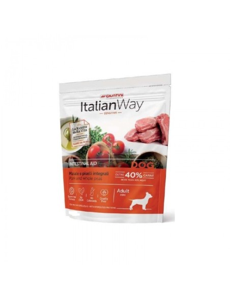 Italian Way Mini Intestinal Maiale gr.800. Crocchette per cani .