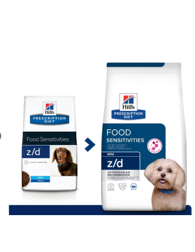 HILL'S Canine . Z/D MINI  KG.6. Diete cibo secco per cani.