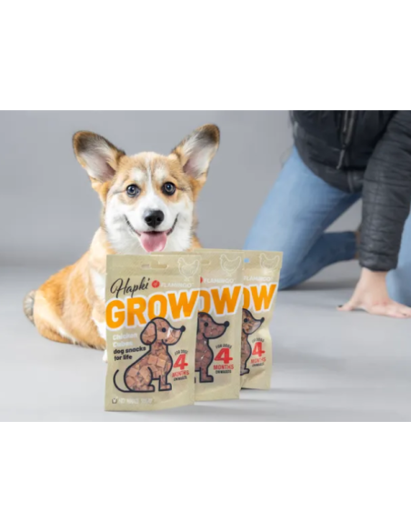 Hapki Grow Rotonde Con Pollo gr 85- Snack Per cani