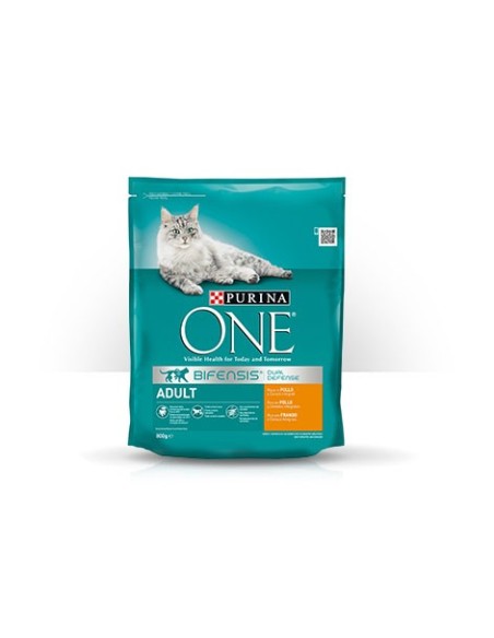 Purina One Cat Adult Pollo e Cereali  gr 800. Cibo Secco Per Gatti