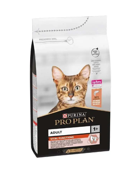 Pro Plan Cat Adult  Vital function SALMONE E RISO  KG.1,5. Cibo Secco Per Gatti