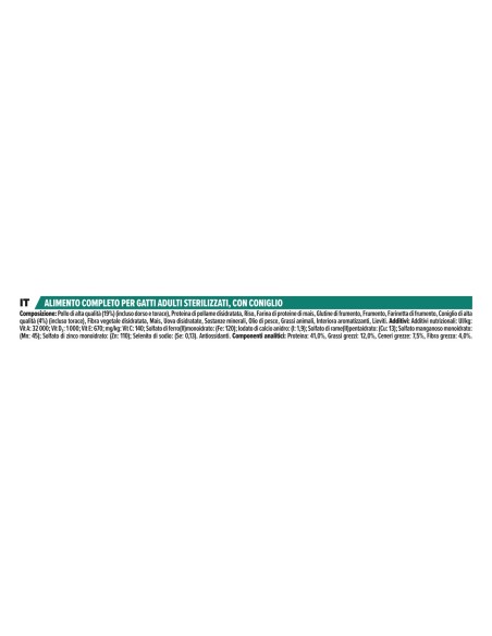 Pro Plan Sterilizzato Renal Plus Coniglio kg 10. Cibo Secco Per gatti