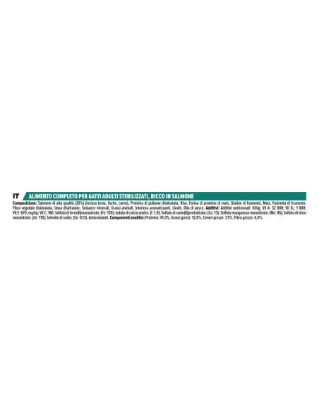 Pro Plan Sterilizzato Renal Plus Salmone kg 10. Cibo Secco Per Gatti