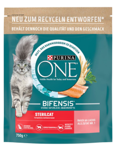 Purina One Cat  Benefis Sterilized Salmone e Frumento gr 800. Cibo Secco Per Gatti 2