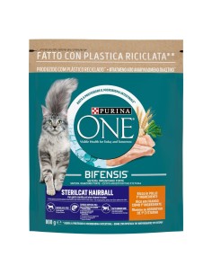Purina One Cat Bifensis Sterilizzato Hairball  Pollo e Cereali gr 800. Cibo Secco Per gatti 2