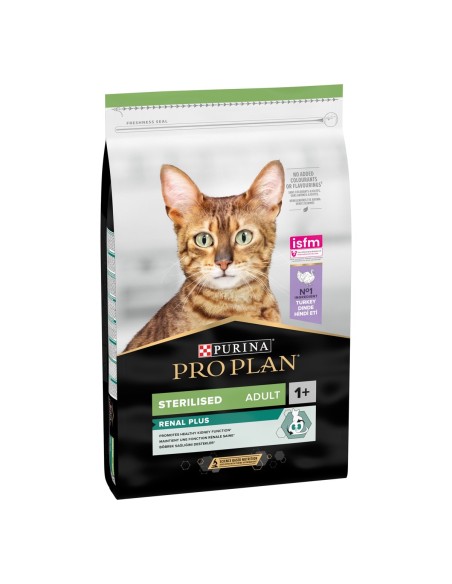 PRO PLAN CAT STERILISED TACCHINO KG.1,5 renal plus . cibo secco per gatti .