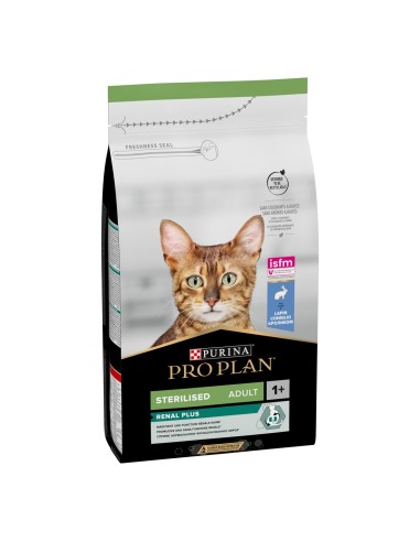 Pro Plan Cat  Sterilised Renal Plus  Coniglio KG.1,5. Cibo Secco Per Gatti