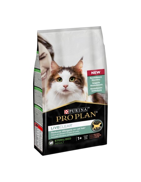 Pro Plan Cat Liveclear Adult Sterilised Salmone Kg.1,4 Cibo Secco Per Gatti