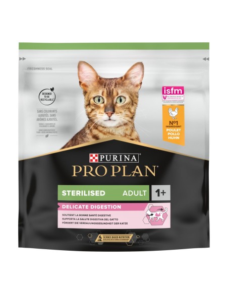 Pro Plan Cat Sterilised Pollo Delicate Digestion  gr 400. Cibo Secco Per Gatti.