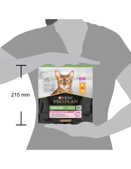 Pro Plan Cat Sterilised Pollo Delicate Digestion  gr 400. Cibo Secco Per Gatti.