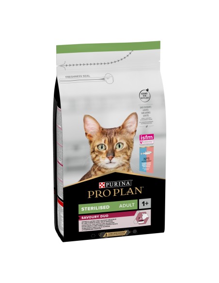 Pro Plan Cat Sterilised Merluzzo e Trota kg 1,5  savouty duo. Cibo Secco Per cani