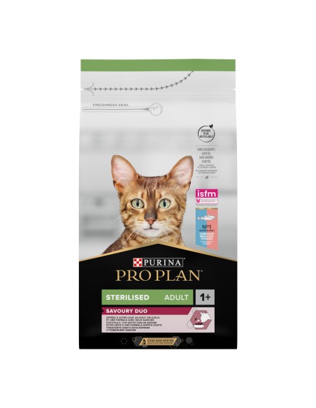 Pro Plan Cat Sterilised Merluzzo e Trota kg 1,5  savouty duo. Cibo Secco Per cani