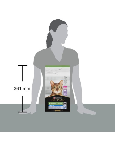 Pro Plan Cat Sterilized senior 7+ longevis Tacchino kg 1,5. Cibo secco Per Gatt