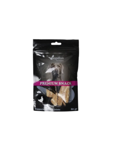 Fette di pollo premium 80 g- Snack Per Cani