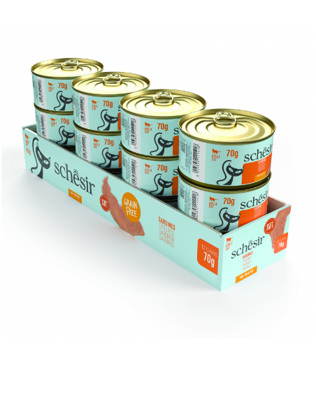 SCHESIR Grill patè Sardine Gr.70. cibo umido Per gatti .