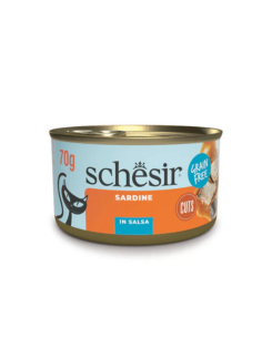 SCHESIR Grill WF Sardine in salsa Gr.70.Cibo Umido Per Gatti- 2