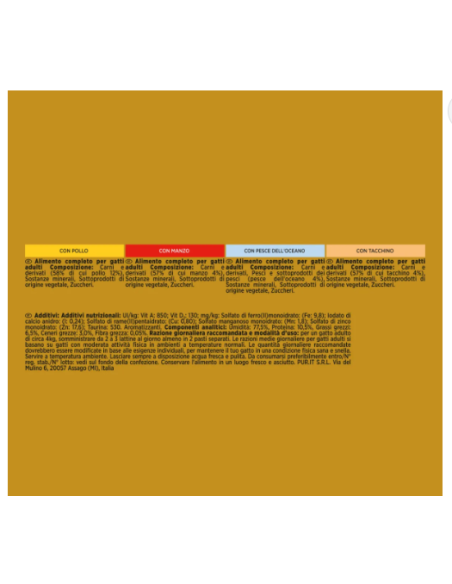 Gourmet gold Multipack Mousse box 24 pezzi gr 85. Cibo Umido per Gatti .