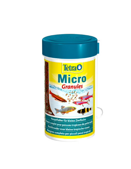 Tetra Micro Granules 100 ml. Mangime Per Pesci .,