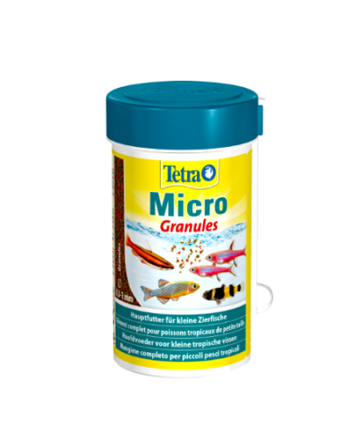 Tetra Micro Granules 100 ml. Mangime Per Pesci .,