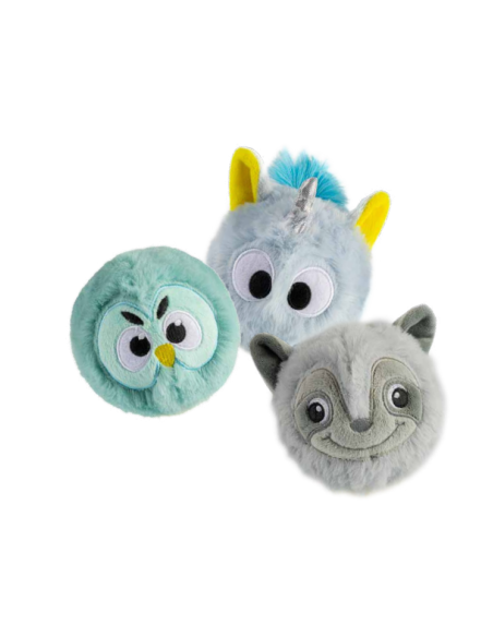 Gimdog Plush Ball Misura Large . vari soggetti. Giochi Per Cani