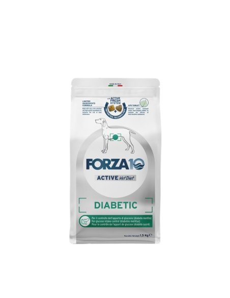 FORZA 10 Diabetic Active Kg.2. Cibo secco per cani- Diete