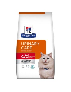 Hill's C/D Urinary Care Multicare Stress Pesce kg.3. Dietetico Per Gatti 2