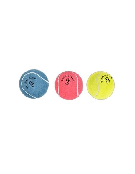 alle Tennis Colorata medium con squeakers 3 pezzi . Giochi Per Cani .