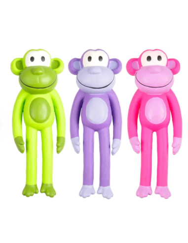 Gioco Scimmia Latex cm 16. Giochi per cani.