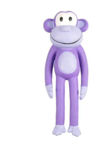 Gioco Scimmia Latex cm 16. Giochi per cani.