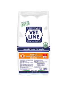 Vet Line Adulti Pesce kg.3. Crocchette per cani . 2