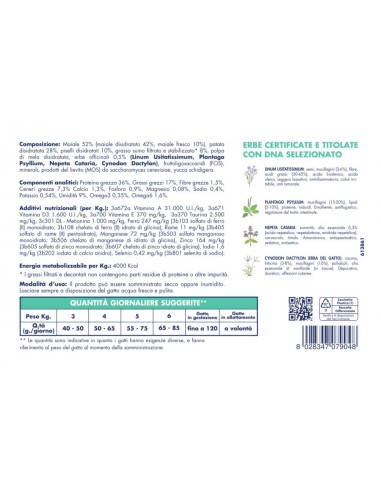 Vet Line Salute Sensi Maiale Grain Free gr.400.Cibo Secco Per Gatti.