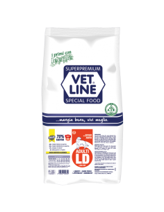 Vet Line Adulti LD Anatra Grain Free KG.3. Crocchette per Cani .