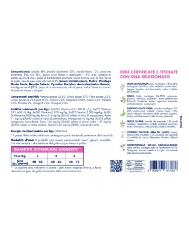 Vet Line Salute Steri Maiale con Prosciutto gr.800. Cibo Secco Per Gatti