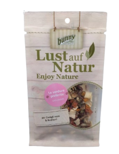 Bunny Nature Mix Di verdure con Zucca gr 50. Snack Per Roditori .