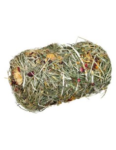 Balla Fieno con Mix Fiori Gr 200. Mangime Per Roditori