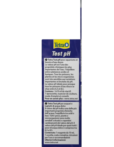 Tetra Test ph Acqua Dolde 50 test . cura Dell'acqua